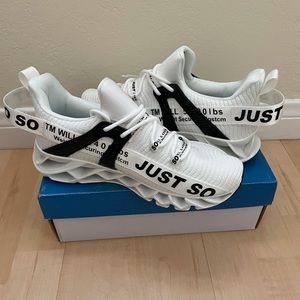 JustSoSo Women’s Knife Edge Casual Sneakers White